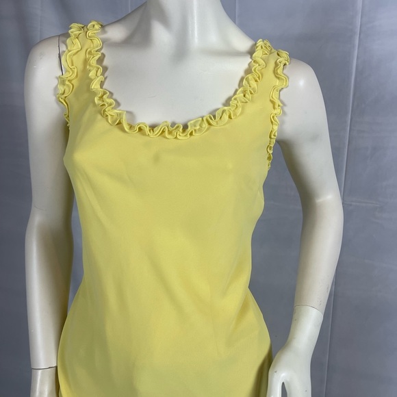 Liz Claiborne Yellow Ruffle Dress - Picture 6 of 7